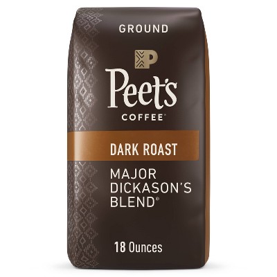 Peet's Major Dickason Dark Roast Ground Coffee - 18oz