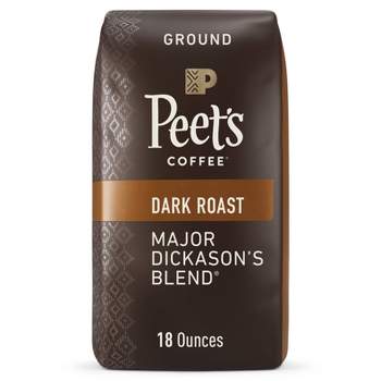 Peet's Major Dickason Dark Roast Ground Coffee