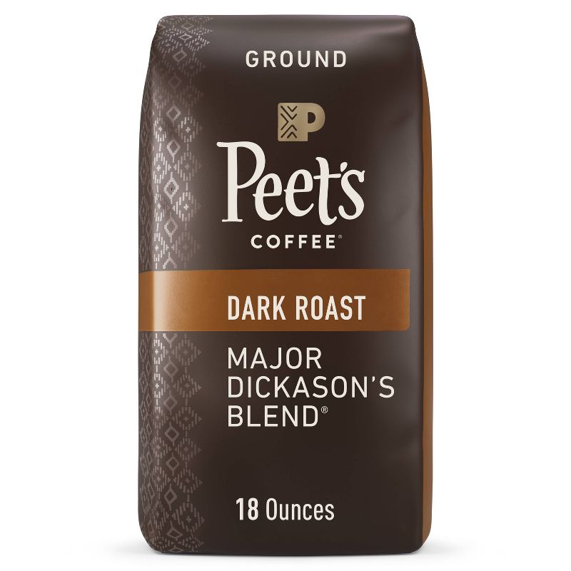 Peet's Major Dickason Dark Roast Ground Coffee, 1 of 6