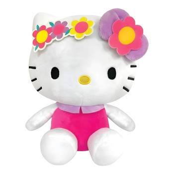 Fiesta Sanrio Hello Kitty With Flower Headband 8.5 Inch Plush