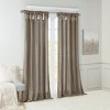 PAGED Curtains Twist Tab Lined Window Curtain Panel Privacy Assured with Light Filtering for Bedroom, Living Room, L120, Pewter - 2 of 4