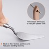 Unique Bargains Stainless Steel Pointy Wood Handle Painting Mixing Knife 4 Pcs - 4 of 4
