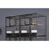Prevue Pet Products Hampton Deluxe Divided Breeder Cage, Black Hammertone - 4 of 4