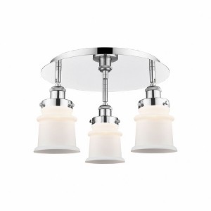 Canton - 3 Light Flush Mount In Industrial Style-9 Inches Tall and 17 Inches Wide - 1 of 1
