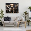 Stupell Industries Gangster Dogs Trio Puppies Canvas Wall Art - 2 of 4
