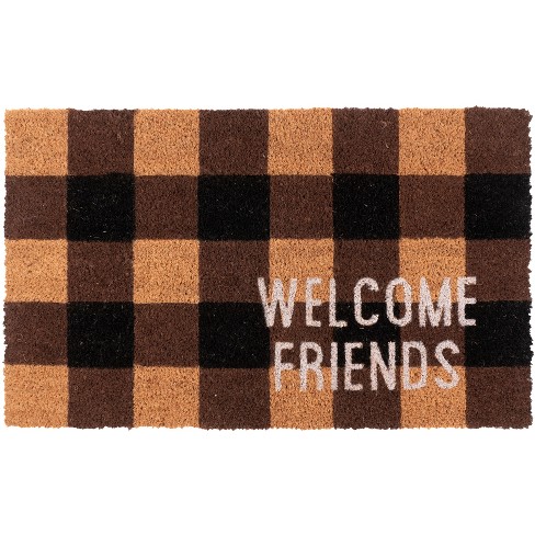 Kaf Home Coir Doormat With Heavy-duty, Weather Resistant, Non-slip