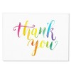 Sustainable Greetings 120-Pack Watercolor Rainbow Thank You Cards with Envelopes for Business, Wedding, Graduation, Baby Shower, 4x5 In - 4 of 4