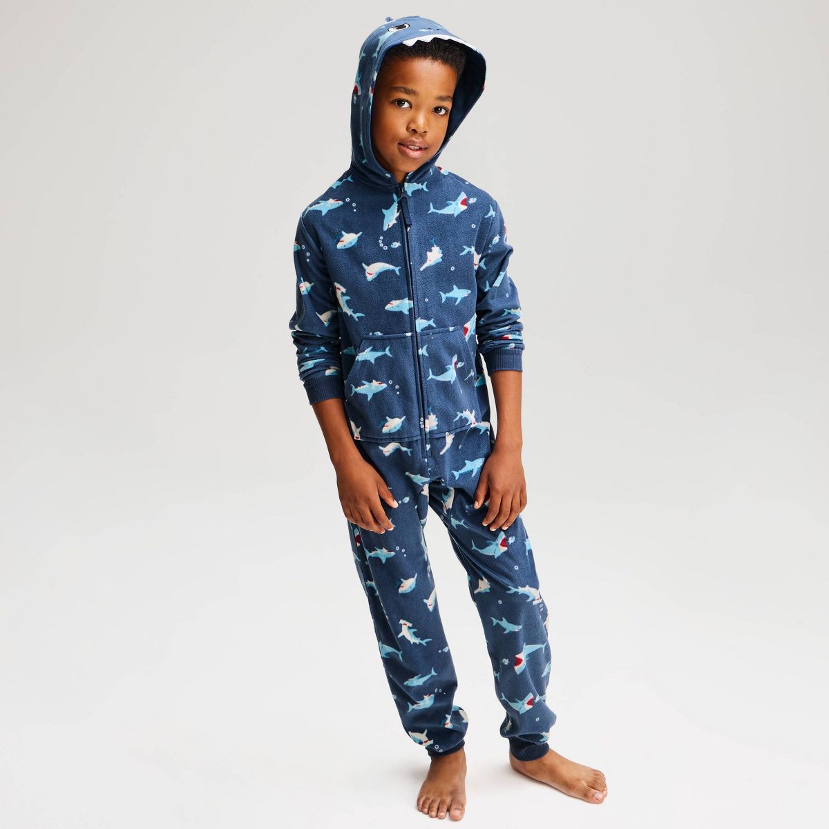 Boys' Shark Union Suit - Cat & Jack™ Blue