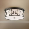 Minka Lavery Modern Ceiling Light Flush Mount Fixture 16" Dark Gray Dimmable LED Frosted White Glass for Bedroom Kitchen Hallway - 2 of 3