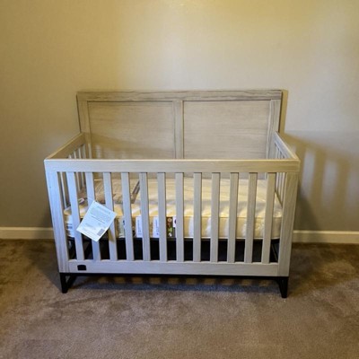 Rustic white crib target deals