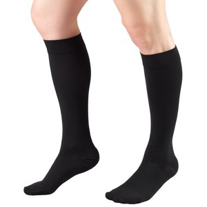 Truform Microfiber Knee High Stockings, Closed Toe: 20 - 30 mmHg, X ...