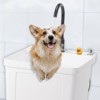 ROVSUN 13-Gallon Utility Sink Laundry Tub for Washing Room, Freestanding Utility Sink with Stainless Steel Faucet - 3 of 4