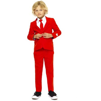 Opposuits Teen Boys Suit - The Lumberjack - Red : Target