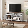 COUCHETA 63" Farmhouse TV Stand with Adjustable Shelves - Brown Entertainment Center Cabinet for Living Room - 4 of 4