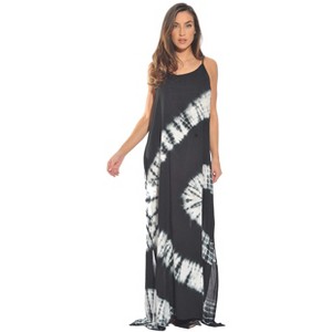 Riviera Sun Womens Maxi Dress  Spaghetti Strap Long Sundress  Summer Dresses - 1 of 3