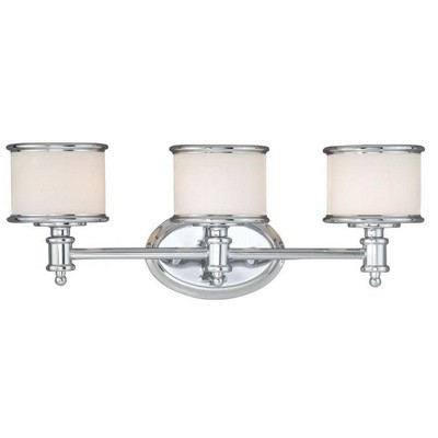 Vaxcel Carlisle 3 - Light Vanity in  Chrome