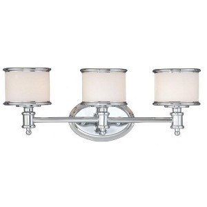 Vaxcel Carlisle 3 - Light Vanity in  Chrome - 1 of 4