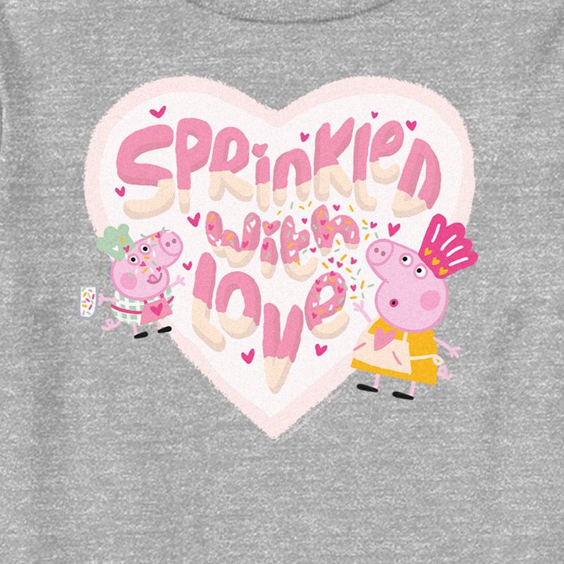 Toddler's Peppa Pig Sprinkled With Love T-Shirt, 2 of 4
