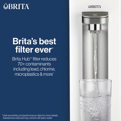 Brita Hub Compact White Countertop Water Filtration System