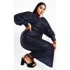 Women's Plus Size Tilly Sequin Dress - cobalt | CITY CHIC - 4 of 4