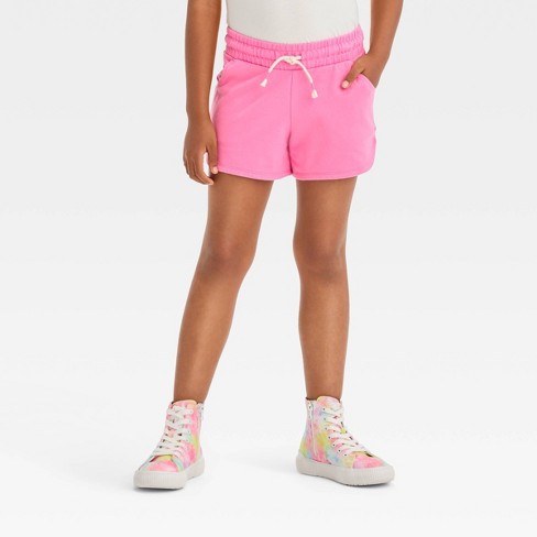 Girls' Knitted Pull-on Shorts - Cat & Jack™ Bright Pink S : Target