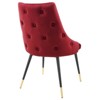 Modway Adorn Dining Side Chair Performance Velvet Set of 2 - 4 of 4