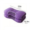 Aghana Digitals Premium Comfort Microfiber Pillows Butterfly-Shaped 3D Knitted Cotton Massage Pillow with Slow-Rebound Memory Foam for Cervical - 2 of 4