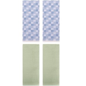 REGALWOVEN 4 Pcs Soft Absorbent Comfortable Waffle Design Hand Towel - 1 of 4