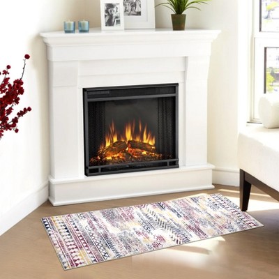 Modern Washable Hallway Runner,Bohemian Rugs ,Non-Slip Non-Shedding Kitchen Entrway Bathroom Floor Mat for Living Room Bedroom
