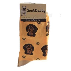 E & S Pet 15.25 In Dachshund Sock Daddy Socks Premium Quality Crew Socks - 1 of 3