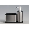 Home Mart Goods Silver Stainless Steel Kitchen Soap Dispenser Caddy - 2 of 2