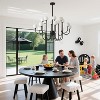 BAOURE 16-Light Glass Globe Sputnik Chandelier,  36.6” Mid-Century Modern Chandeliers Black Sputnik Light Fixtures for Living Room Bedroom Dining Room - 2 of 4