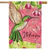 Briarwood Lane House Flag 40x28 For Outdoor Blissful Hummingbird Spring House Flag Flag For Spring House Flag - 2 of 4