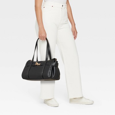 A New Day Slouchy Satchel Handbag - A New Day™ Black — фото 2