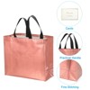 Unique Bargains Reusable Non-Woven Metallic Shiny Finish Gift Goodie Bags 12 Pcs - 4 of 4