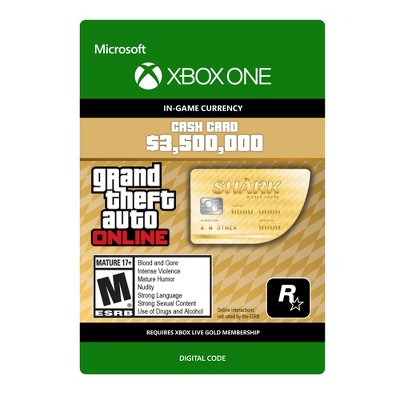 Grand Theft Auto Online: Whale Shark Card - Xbox One (Digital)