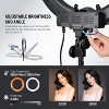 MaseiKar 18 Inch Ring Light with Tripod Stand,55W Large LED Ringlight,Cold Shoe Phone Holder Compatible with iPhone Camera for Video Recording - 3 of 4