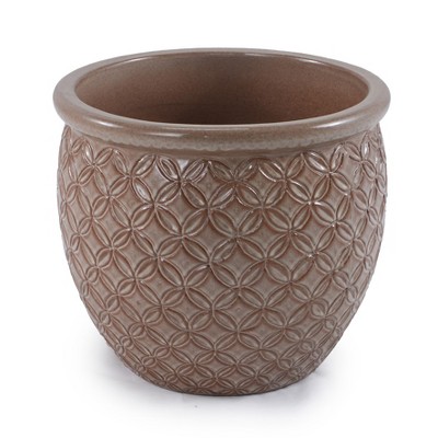 Vynxaria Modern Ceramic Flowerpot - Elegant Planter for Indoor & Outdoor Use