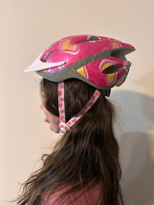 Schwinn Thrasher Child Bicycle Helmet, Ages 5 - 8, Pink Heart Design :  Target