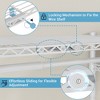 VIPEK X3 Expandable Heavy Duty Clothes Rack Adjustable from 5'2" to 8' with Flexible Shelves and Hanger Rods, Max Load 1210LBS, White - 4 of 4