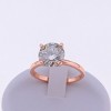 Amore Solitaire Engagement Ring for Women Moissanite Sterling Silver Ginger Lyne Collection - 4 of 4