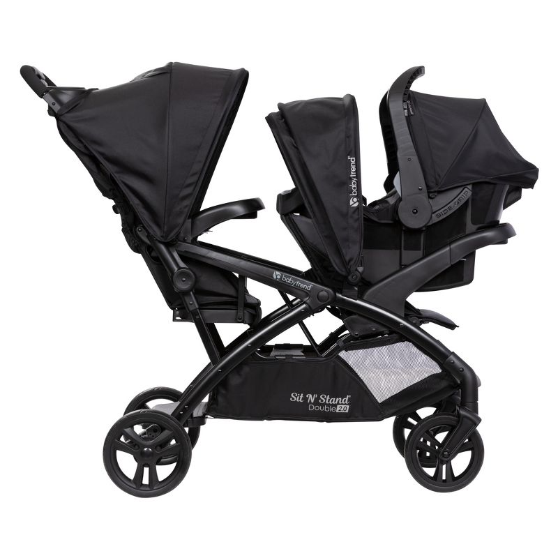 Baby Trend Sit N&#39; Stand Double 2.0 Stroller - Madrid Black, 5 of 16