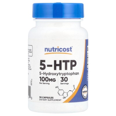 Nutricost 5-HTP, 100 mg, 30 Capsules