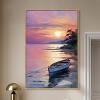Art Remedy Quaint Sunset Shore Beach Life Inspired Wall Art Framed - 2 of 4