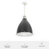 Hunter Fans 16.125" Bluff View Ceiling Light Flat Matte Black Finish - 2 of 4