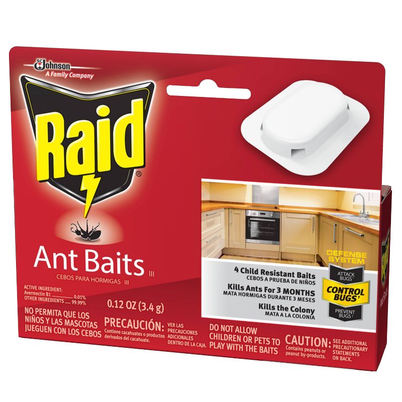 Raid Ant Baits - 0.12oz/4ct, 4 of 6