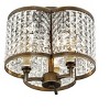 Livex Lighting Grammercy 3 - Light Semi-Flush Mount in  Hand Painted Palacial Bronze - 3 of 4