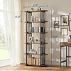6 Tier Bookshelves, Home Office Bookcase Shelf Storage Organizer, Free Standing Storage Shelving Unit for Bedroom, Living Room and Home Office - 2 of 4
