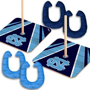 NCAA North Carolina Tar Heels Horseshoe Bag Toss Game Set - 1 of 4
