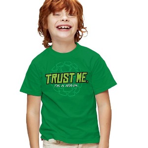 Teenage Mutant Ninja Turtles I'M A Ninja Kids T Shirt For Youth, Kelly Green - 1 of 4